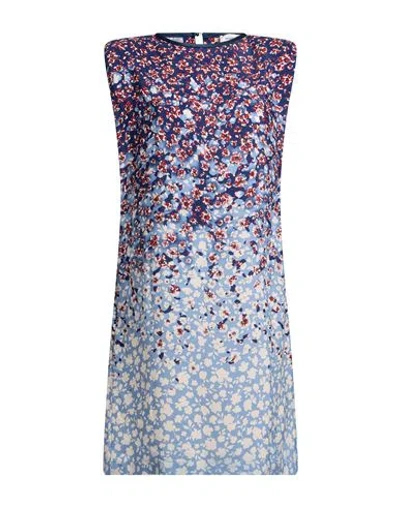 Ottod'ame Woman Mini Dress Blue Size 6 Viscose