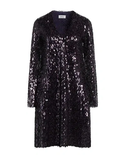 Ottod'ame Woman Mini Dress Dark Purple Size 4 Polyamide