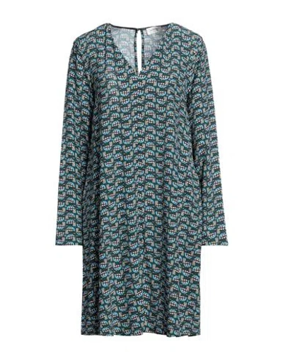 Ottod'ame Woman Mini Dress Deep Teal Size 10 Viscose In Green
