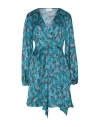 Ottod'ame Woman Mini Dress Deep Teal Size 4 Polyester In Green