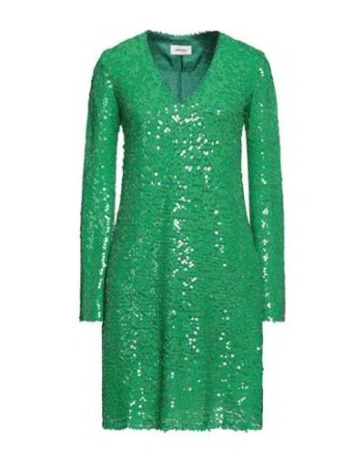Ottod'ame Woman Mini Dress Green Size 4 Polystyrene, Nylon, Elastane