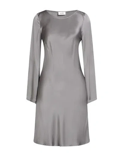 Ottod'ame Woman Mini Dress Grey Size 2 Viscose
