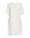 Ottod'ame Woman Mini Dress Ivory Size 4 Polyester In White