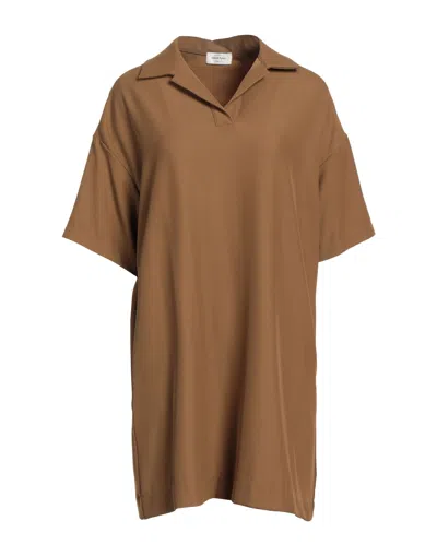 Ottod'ame Short Dresses In Beige