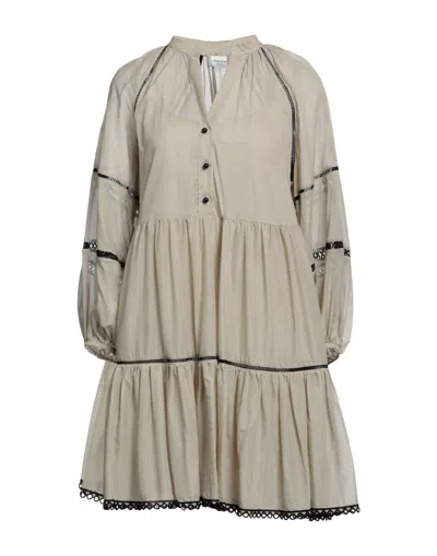 Ottod'ame Short Dresses In Beige