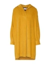 Ottod'ame Woman Mini Dress Marigold Size 6 Cotton In Yellow