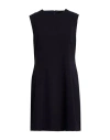 Ottod'ame Woman Mini Dress Midnight Blue Size 10 Polyester, Viscose, Elastane