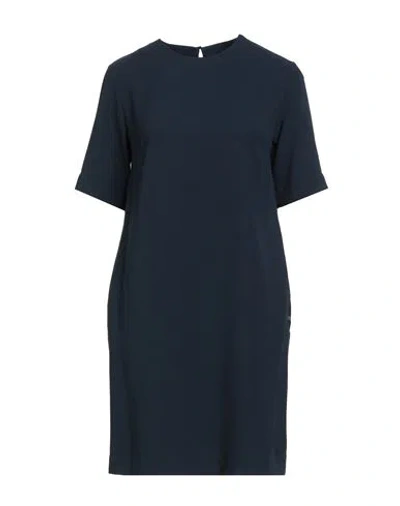 Ottod'ame Woman Mini Dress Midnight Blue Size 12 Polyester