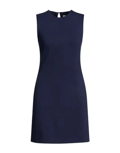 Ottod'ame Woman Mini Dress Midnight Blue Size 2 Viscose, Nylon, Elastane