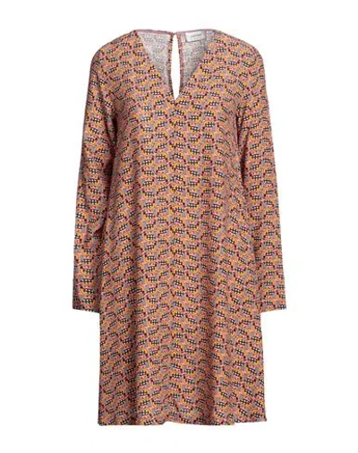 Ottod'ame Woman Mini Dress Pink Size 10 Viscose