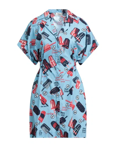 Ottod'ame Short Dresses In Blue
