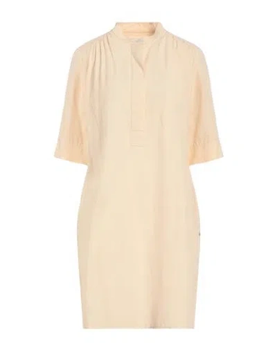 Ottod'ame Woman Mini Dress Yellow Size 10 Cotton