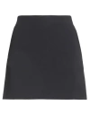 Ottod'ame Woman Mini Skirt Black Size 6 Polyester, Viscose, Elastane
