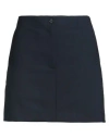 Ottod'ame Woman Mini Skirt Midnight Blue Size 6 Polyester, Virgin Wool, Elastane