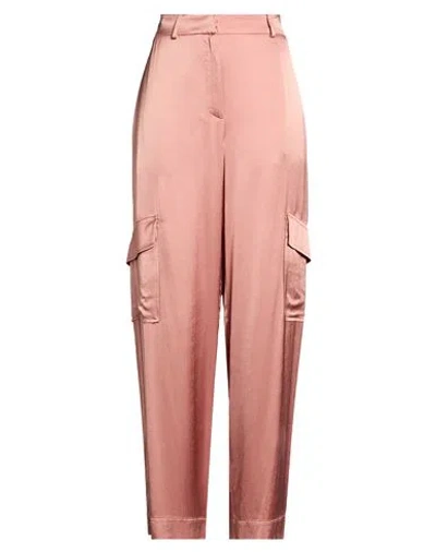 Ottod'ame Woman Pants Antique Rose Size 4 Viscose In Pink