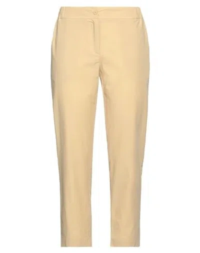 OTTOD'AME OTTOD'AME WOMAN PANTS BEIGE SIZE 6 COTTON