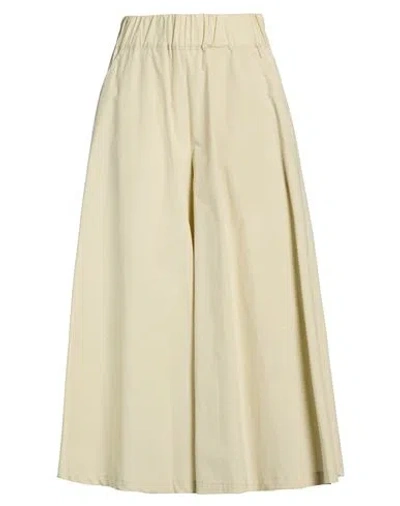 Ottod'ame Woman Pants Beige Size 10 Cotton In Neutral
