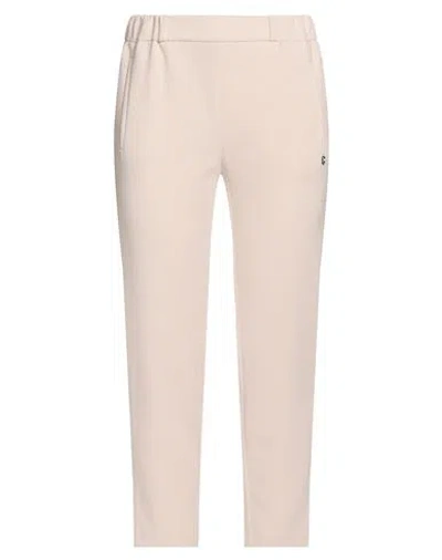 Ottod'ame Woman Pants Beige Size 10 Polyester, Viscose, Elastane