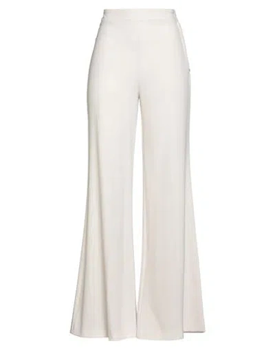 Ottod'ame Woman Pants Beige Size 4 Polyester, Viscose, Elastane In Sand