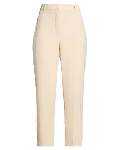 Ottod'ame Woman Pants Beige Size 6 Polyester In Neutral