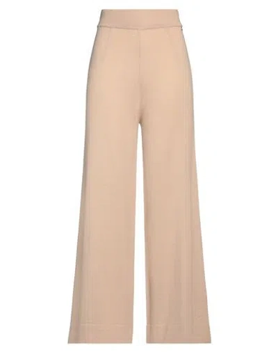 Ottod'ame Woman Pants Beige Size S Virgin Wool, Acrylic