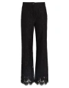 Ottod'ame Woman Pants Black Size 10 Nylon, Cotton, Viscose