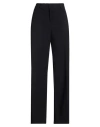 Ottod'ame Woman Pants Black Size 10 Polyester, Viscose, Elastane