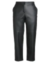 Ottod'ame Woman Pants Black Size 12 Polyurethane, Polyester