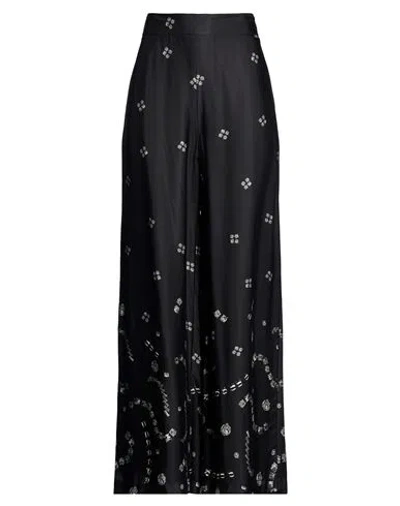 Ottod'ame Woman Pants Black Size 4 Viscose