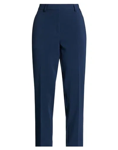 Ottod'ame Woman Pants Blue Size 4 Polyester, Viscose, Elastane