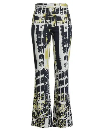 Ottod'ame Woman Pants Bright Blue Size 6 Polyester, Polyamide, Viscose, Elastane