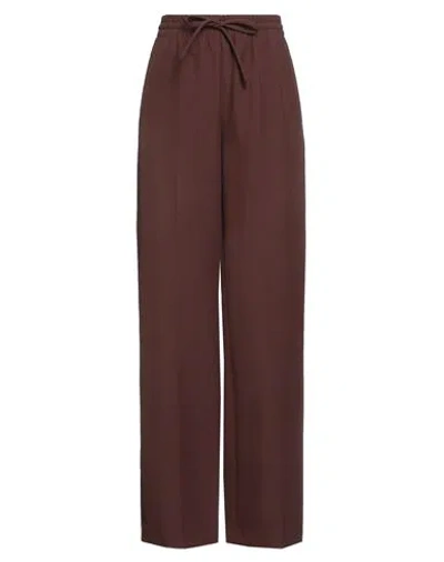 Ottod'ame Woman Pants Brown Size 2 Polyester