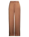 Ottod'ame Woman Pants Brown Size 8 Viscose In Brown