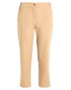 Ottod'ame Woman Pants Camel Size 12 Cotton In Beige