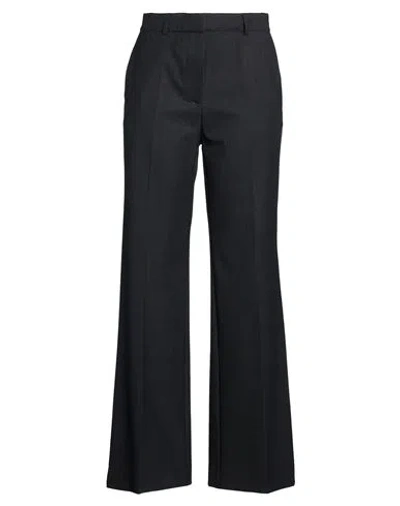 Ottod'ame Woman Pants Charcoal Size 2 Polyester, Wool, Elastane In Grey
