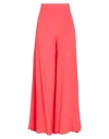 Ottod'ame Woman Pants Coral Size 10 Acetate, Silk In Red
