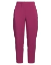 Ottod'ame Woman Pants Plum Size 4 Polyester, Viscose, Elastane In Purple