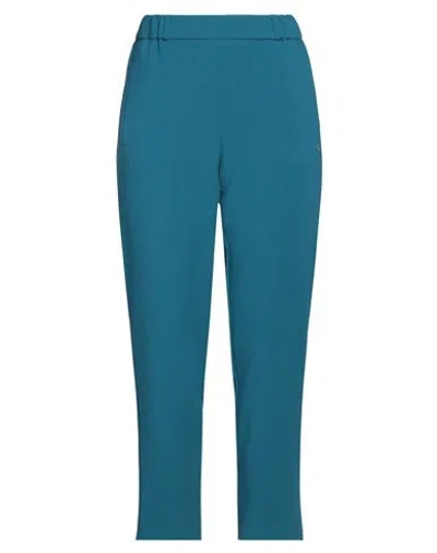 Ottod'ame Woman Pants Deep Teal Size 6 Polyester, Viscose, Elastane In Green