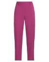 Ottod'ame Woman Pants Fuchsia Size 10 Polyester, Viscose, Elastane In Pink