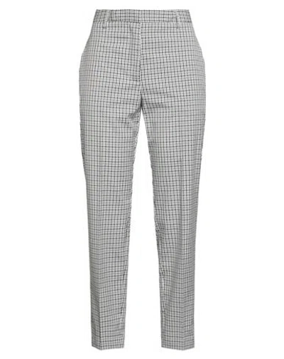 Ottod'ame Woman Pants Grey Size 10 Polyester, Viscose, Elastane In Gray