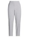 Ottod'ame Woman Pants Grey Size 10 Polyester, Viscose, Elastane In Gray