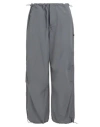 Ottod'ame Woman Pants Grey Size 10 Cotton