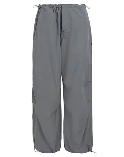 Ottod'ame Woman Pants Grey Size 10 Cotton