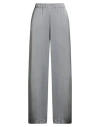 Ottod'ame Woman Pants Grey Size 8 Viscose In Gray