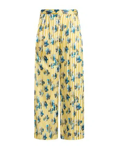 Ottod'ame Woman Pants Light Blue Size 4 Viscose