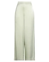 Ottod'ame Woman Pants Light Green Size 6 Viscose In Multi