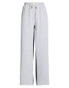 Ottod'ame Woman Pants Light Grey Size 10 Polyester, Viscose In Blue