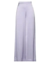 Ottod'ame Woman Pants Light Purple Size 8 Viscose In Purple