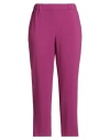 Ottod'ame Woman Pants Magenta Size 8 Polyester, Viscose, Elastane