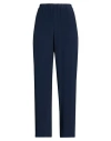 Ottod'ame Woman Pants Midnight Blue Size 10 Acetate, Silk In Blue